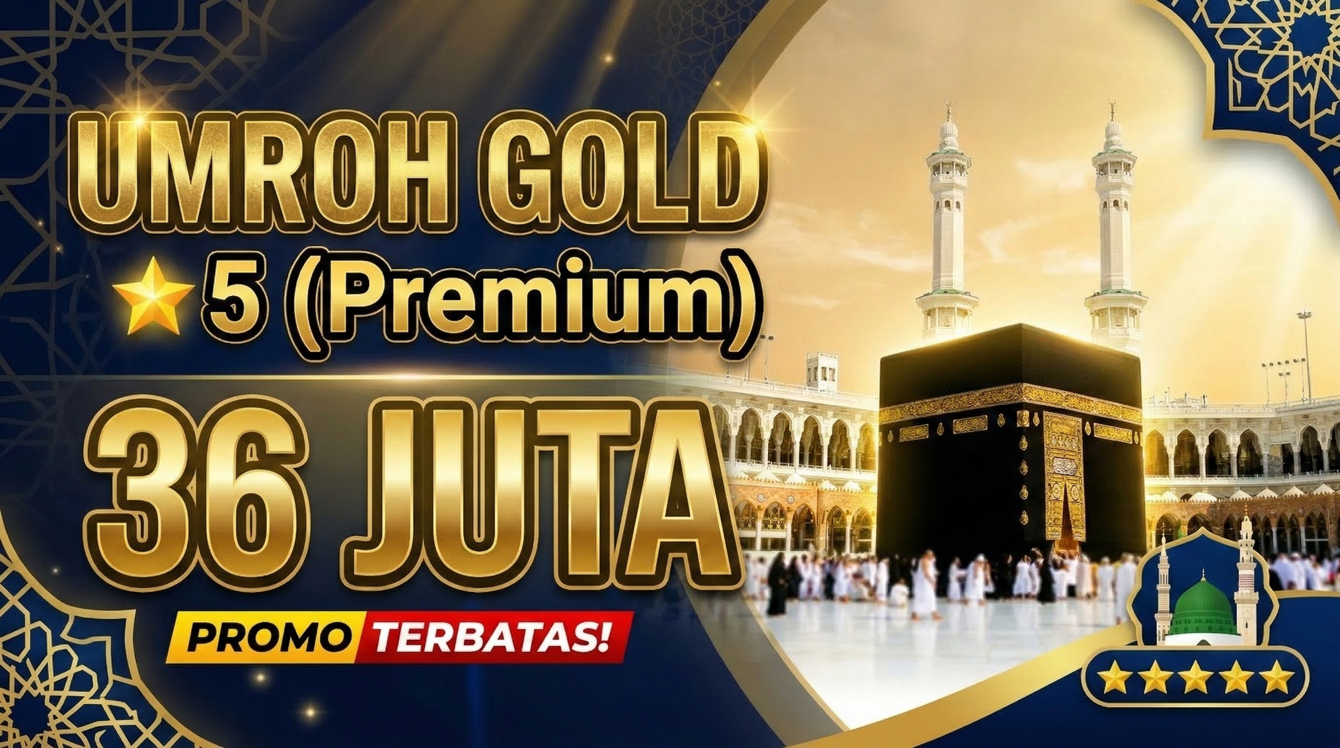 Umroh Gold Premium: Ibadah Lebih Eksklusif dengan Kenyamanan Maksimal
